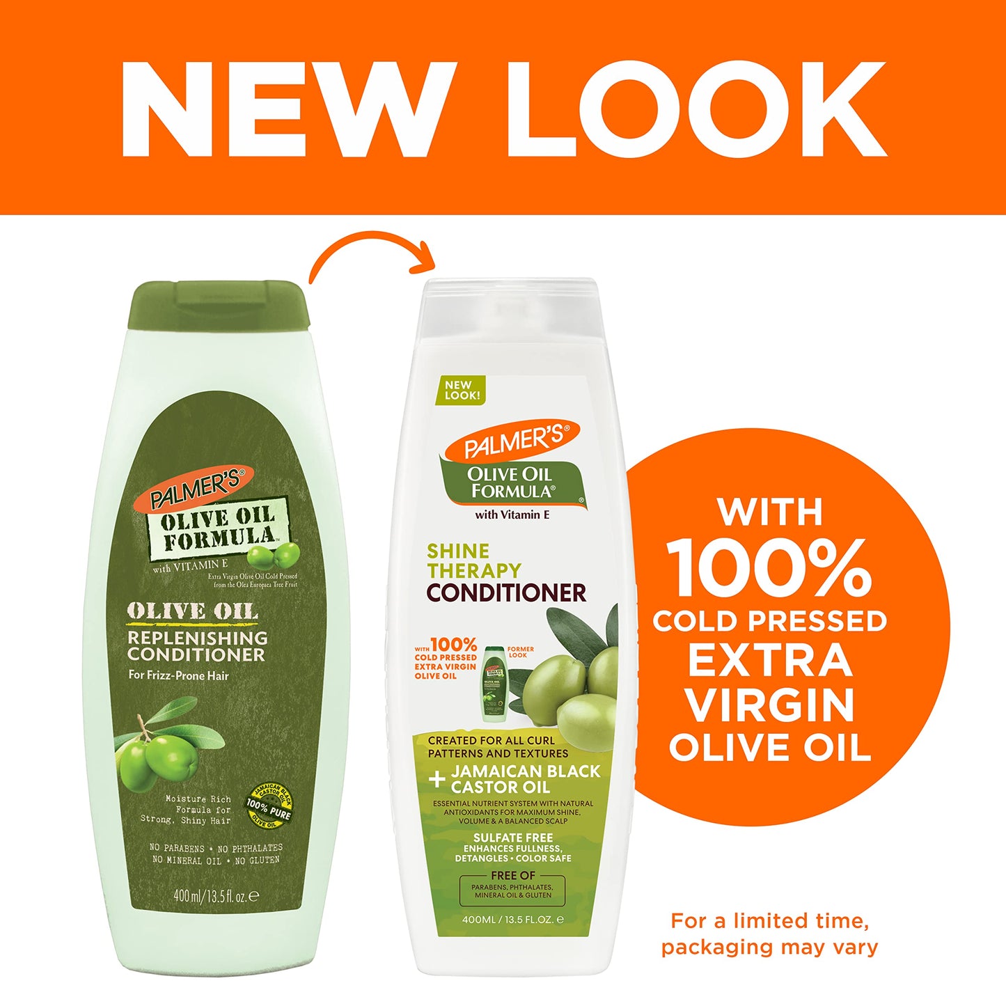 Palmer's Olive Oil Formula Shine Therapy Conditioner, 400ml