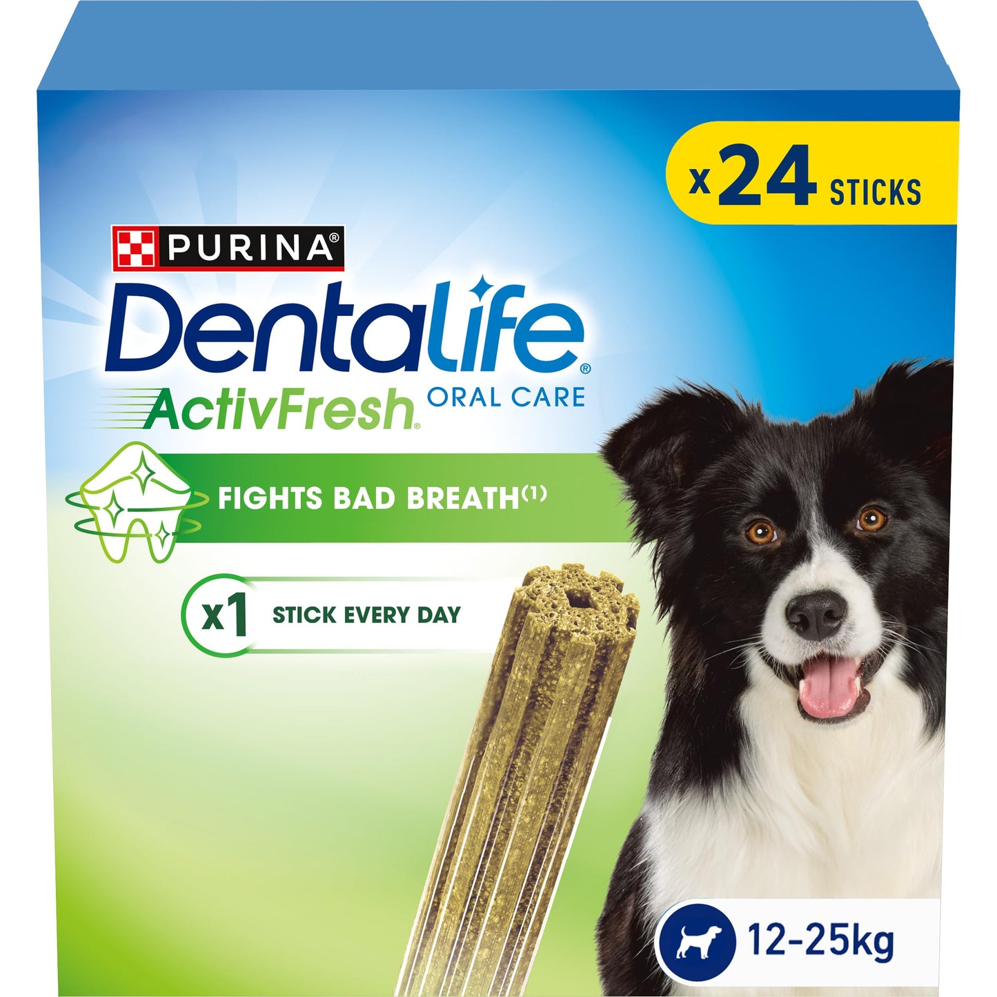 Dentalife ActivFresh Medium Breed Chicken Dog Dental Chew Sticks x24 552g