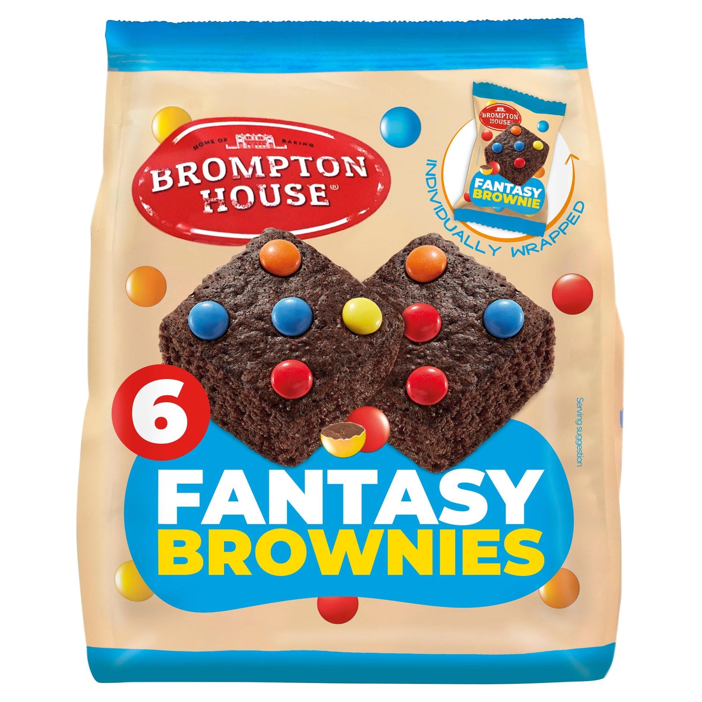 Brompton House Fantasy Brownies 6 x 25g (150g)