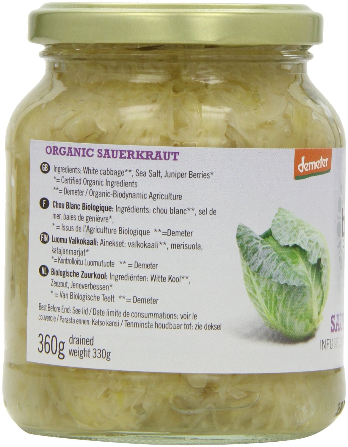 Biona Organic Sauerkraut 360g