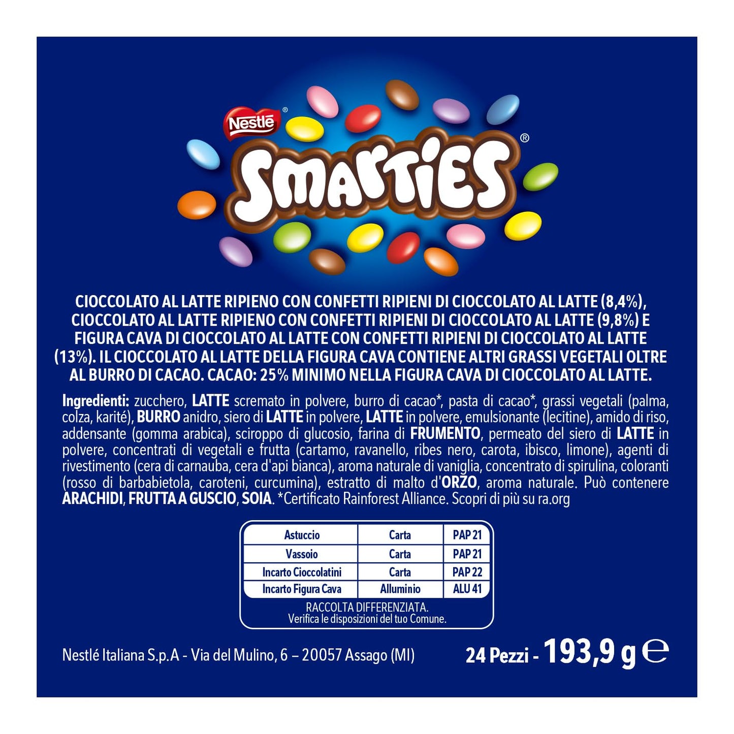 Smarties Advent Calendar | Christmas | Pack of 1