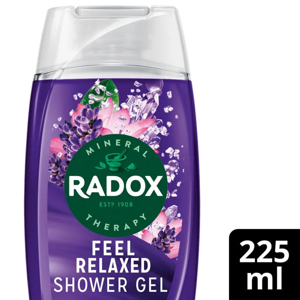 Radox Lavender Feel Relaxed Shower Gel Body Wash, 225ml