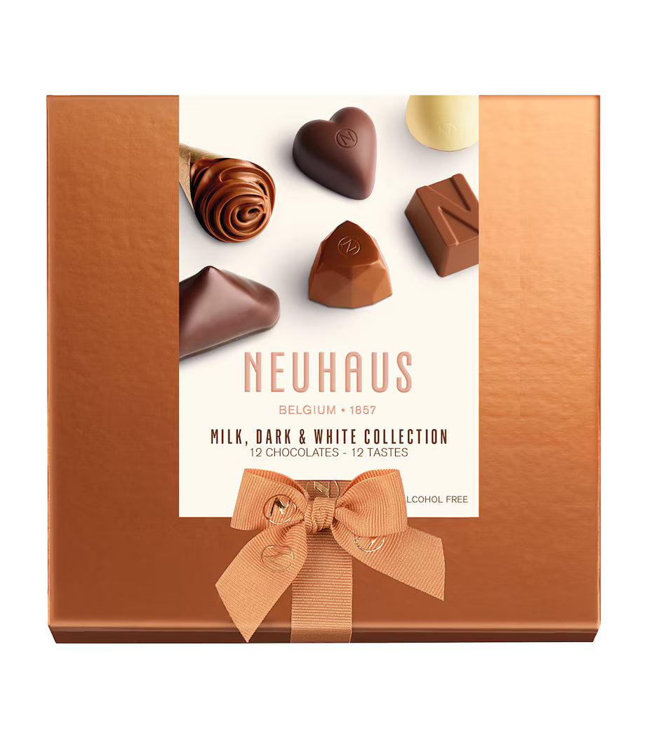 Neuhaus Small Collection Dark, Milk and White Chocolate Box 144g