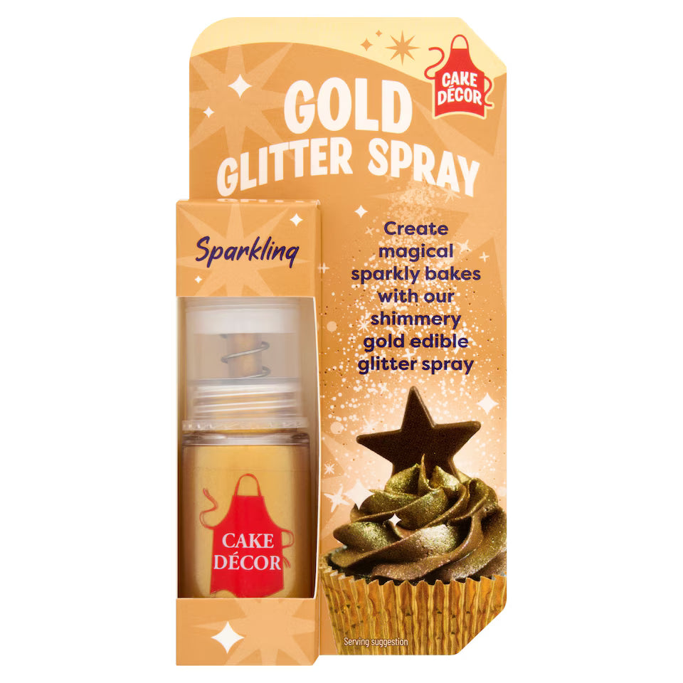Cake Decor Gold Glitter Spray 4G