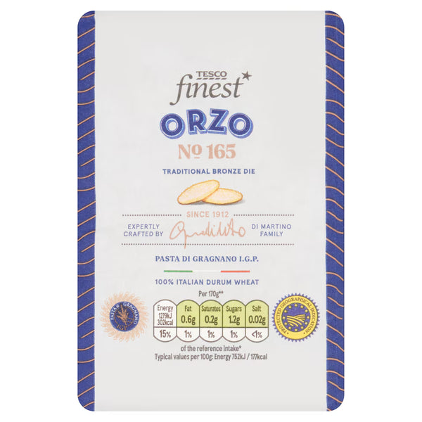 Tesco Finest Orzo Pasta, 500g