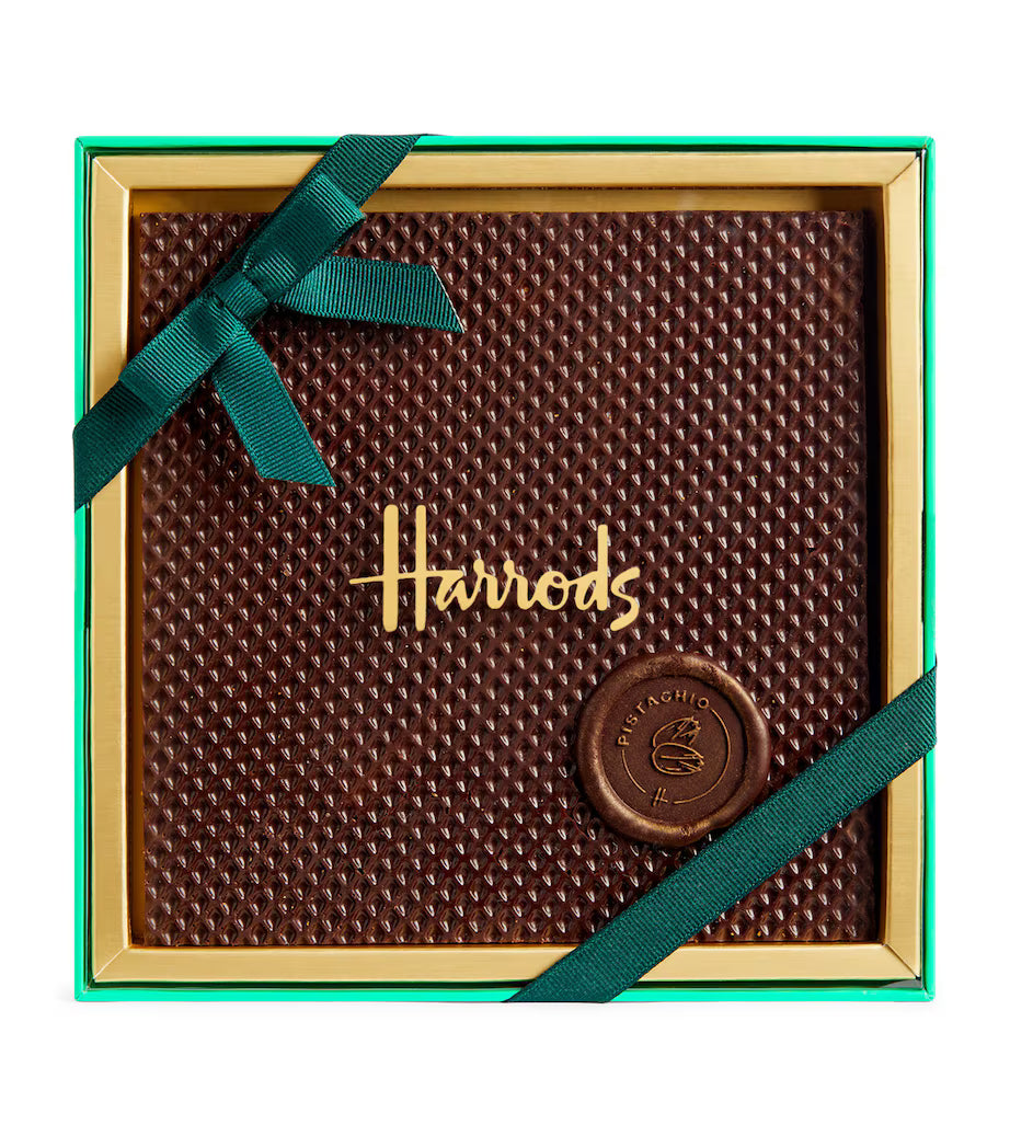 Harrods Crunchy Pistachio Chocolate Sandwich Slab 260g