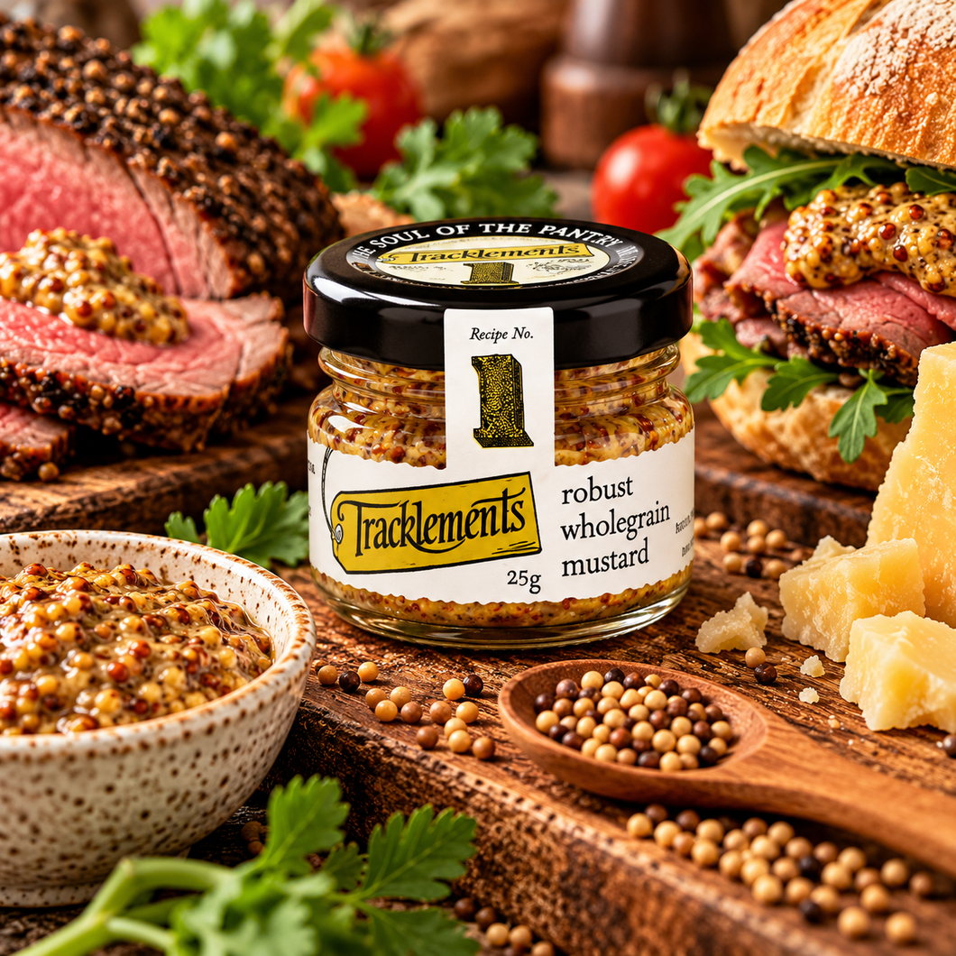 Tracklements Robust Wholegrain Mustard Mini 25g
