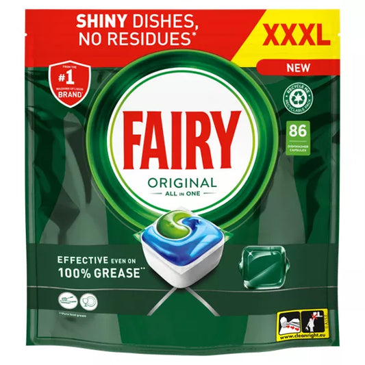 Fairy All in One Original Dishwasher Tablets 84 per pack