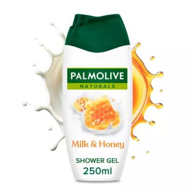 Palmolive Naturals Milk & Honey Shower Gel Body Wash, 250ml