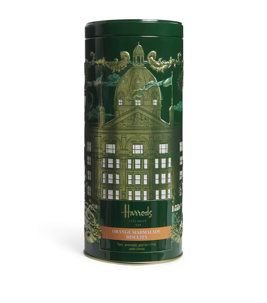 Harrods Orange Marmalade Biscuit Tin (200g)