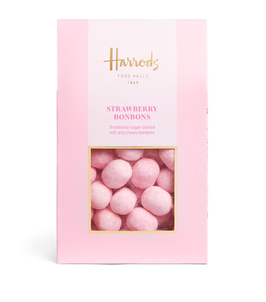 Harrods Strawberry Bonbons - 160g