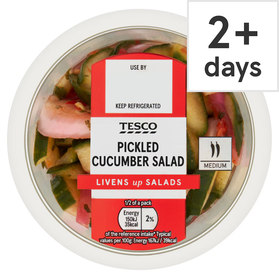 Tesco Pickled Cucumber Salad, 180g