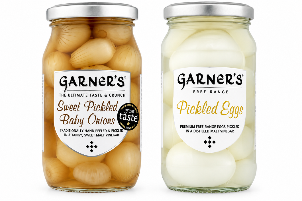 Garner’s Pickle Duo – Pickled Eggs & Sweet Pickles