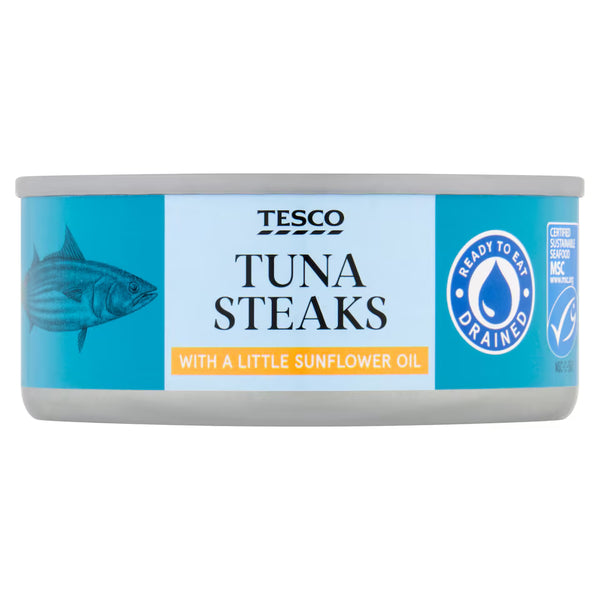 Tesco Tuna Steaks with a Little Sunflower Oil, 110g