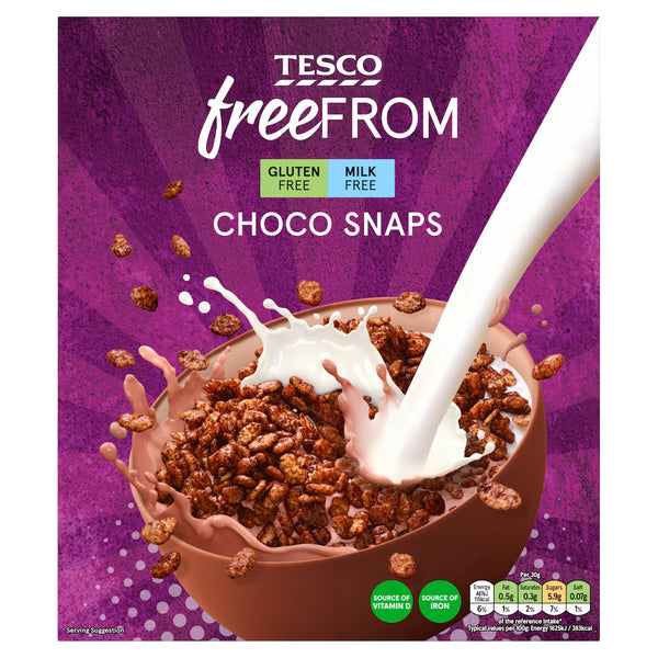 Tesco Free From Choco Snaps, 300g