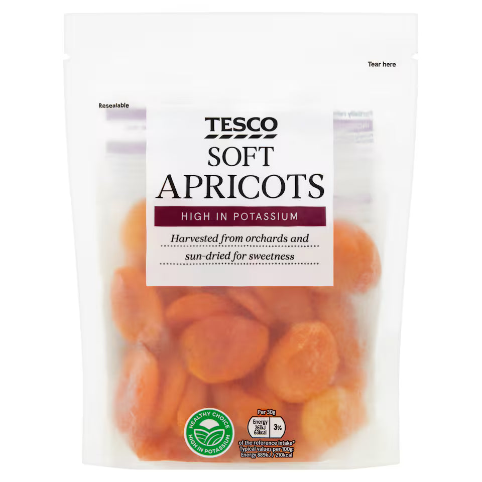 Tesco Soft Apricots 250G