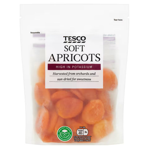 Tesco Soft Apricots 250G