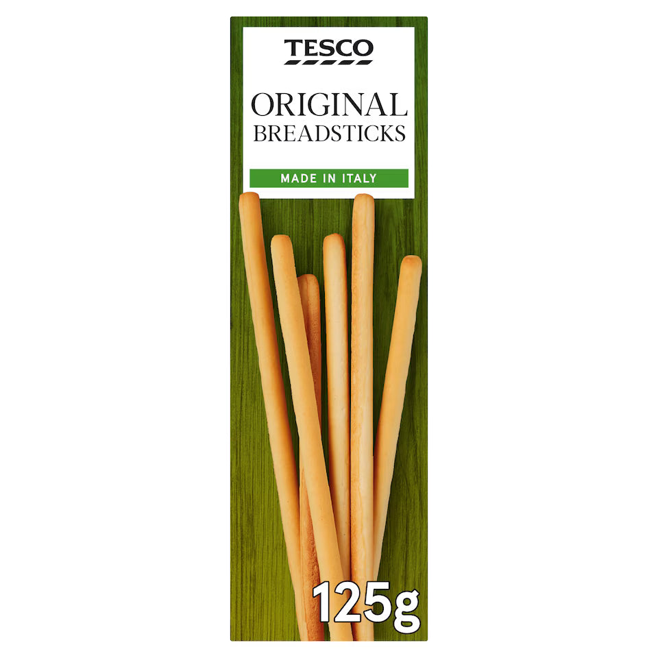 Tesco Original Breadsticks, 125g