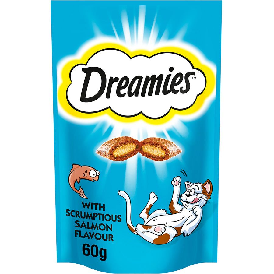 Dreamies Cat Treats with Scrumptious Salmon (60g)