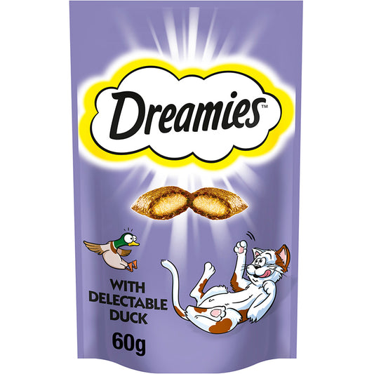 Dreamies Cat Treats with Delectable Duck (60g)