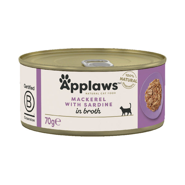Applaws Cat Pacific Mackerel and Sardine 70g