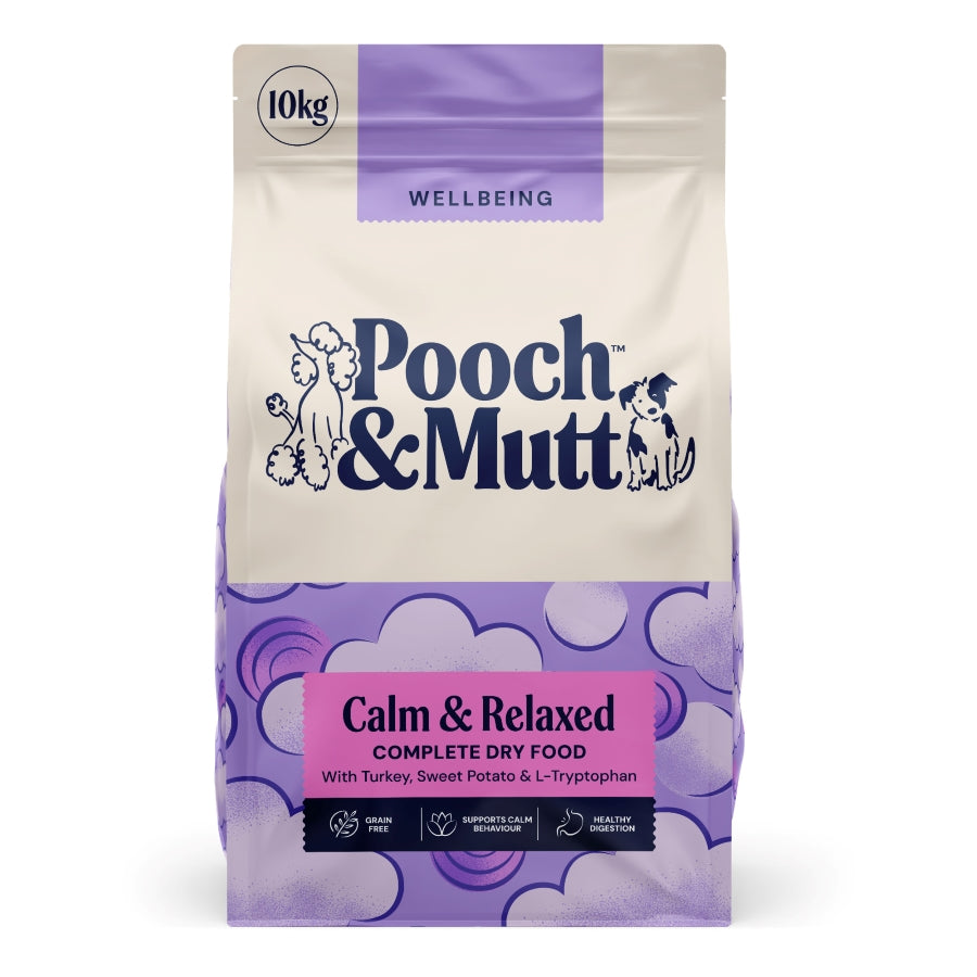 Pooch & Mutt Calm & Relaxed Complete Dry Dog Food Turkey 10kg
