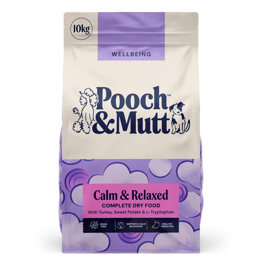 Pooch & Mutt Calm & Relaxed Complete Dry Dog Food Turkey 10kg