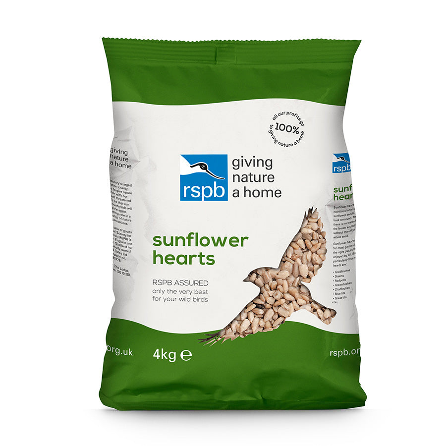 RSPB Sunflower Hearts, 4kg