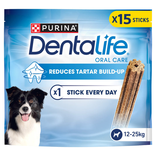 Dentalife Medium Breed Chicken Dog Dog Dental Chew Sticks x15 345g