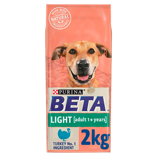 Beta Light Adult Dry Dog Food Turkey 2kg