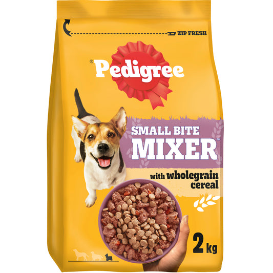 Pedigree Mixer Small Breed Dry Adult Dog Food, 2kg