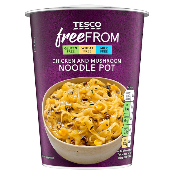 Tesco Free From Chicken & Mushroom Noodle, 75g