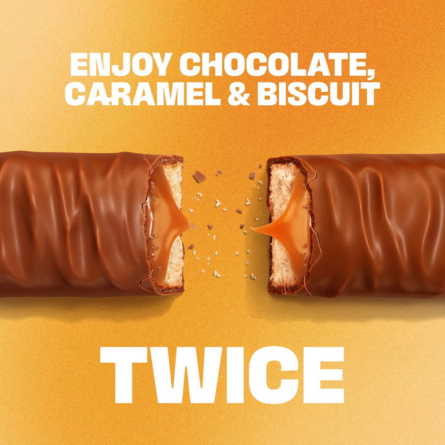 Twix Xtra Chocolate Biscuit Twin Bars, 75g