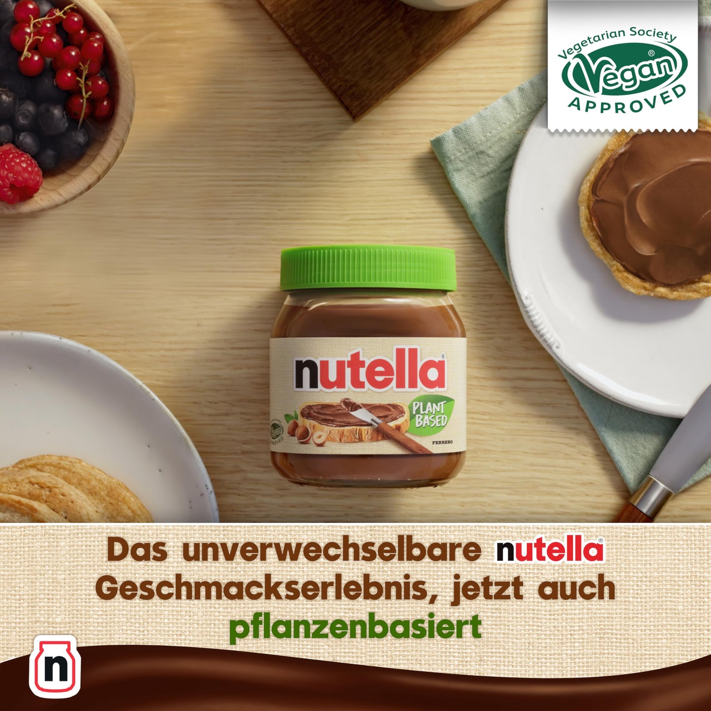 Nutella Plant-Based Hazelnut & Chocolate Spread 350g