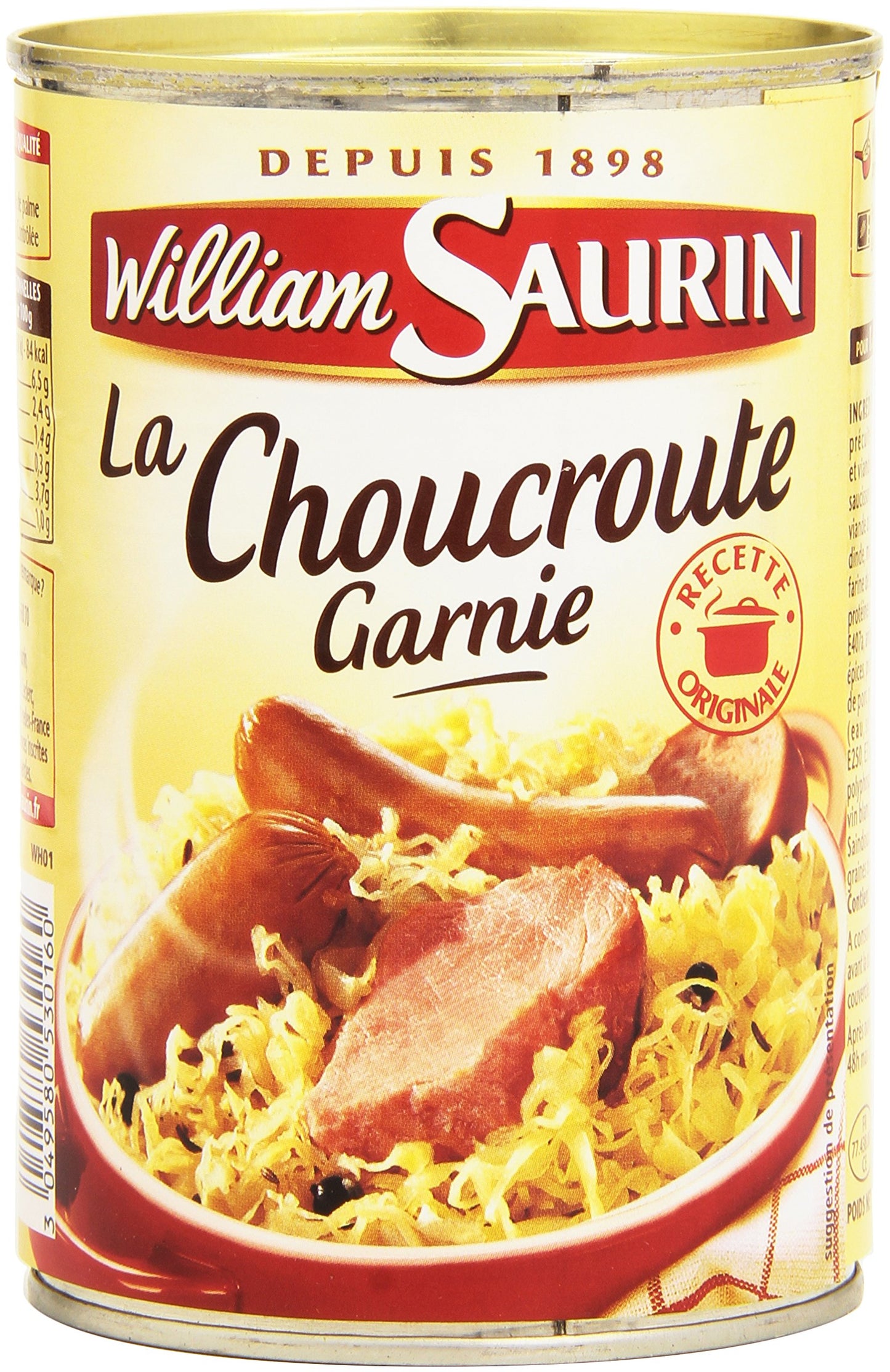 William Saurin Choucroute Garnie (1/2) 400g