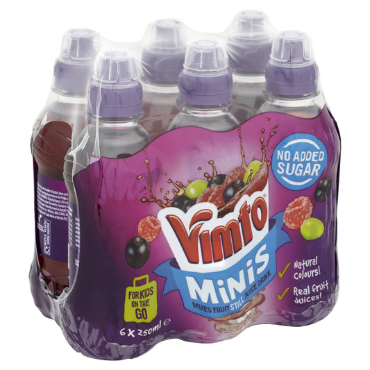 Vimto No Added Sugar Minis 6 x 250ml