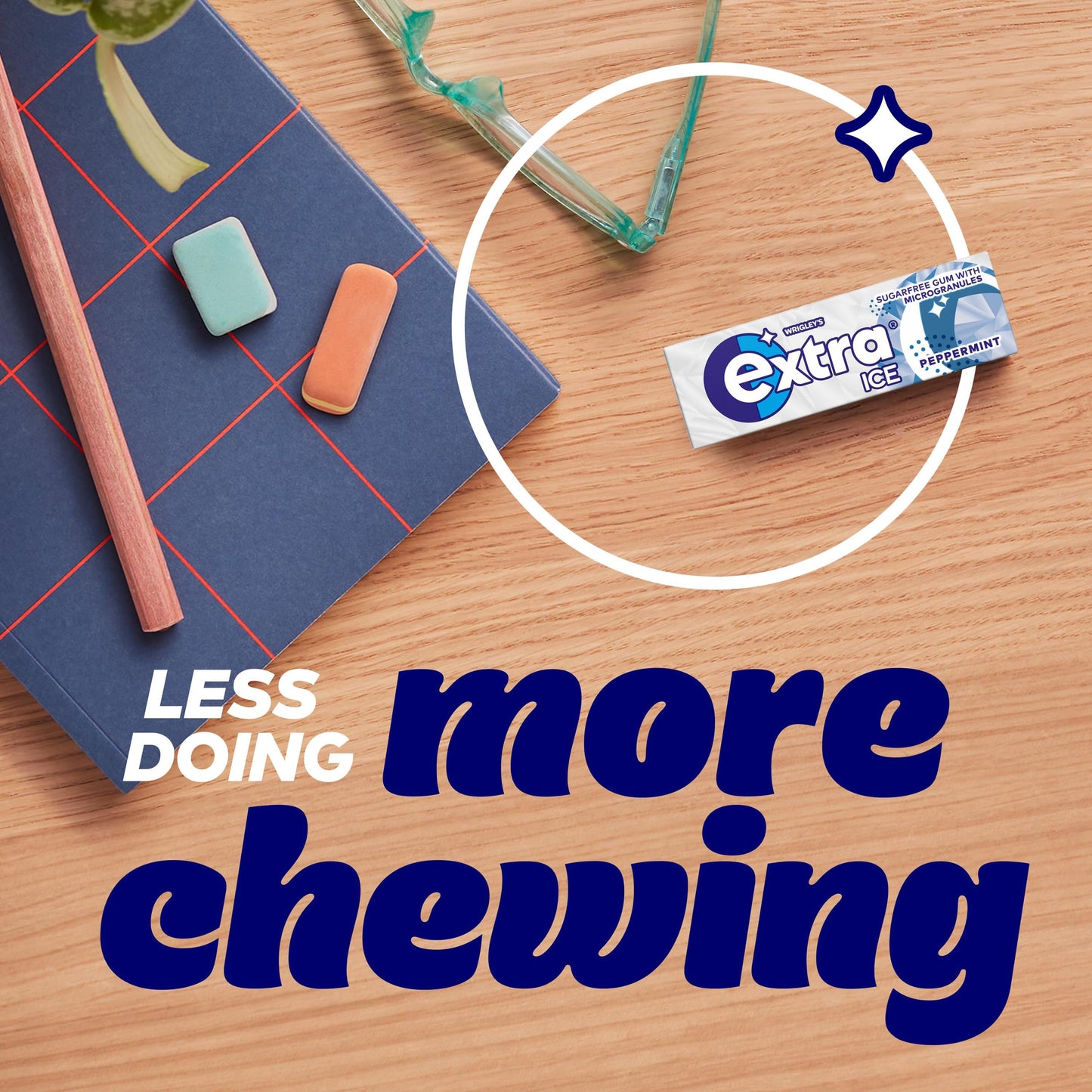 Wrigley's Extra Ice Spearmint Sugar Free Chewing Gum Bulk Multipack, 30 x 10 Pieces - Mint Gum With Microgranules - Air Travel Essentials, Festival Accessories & Road Trip Snacks