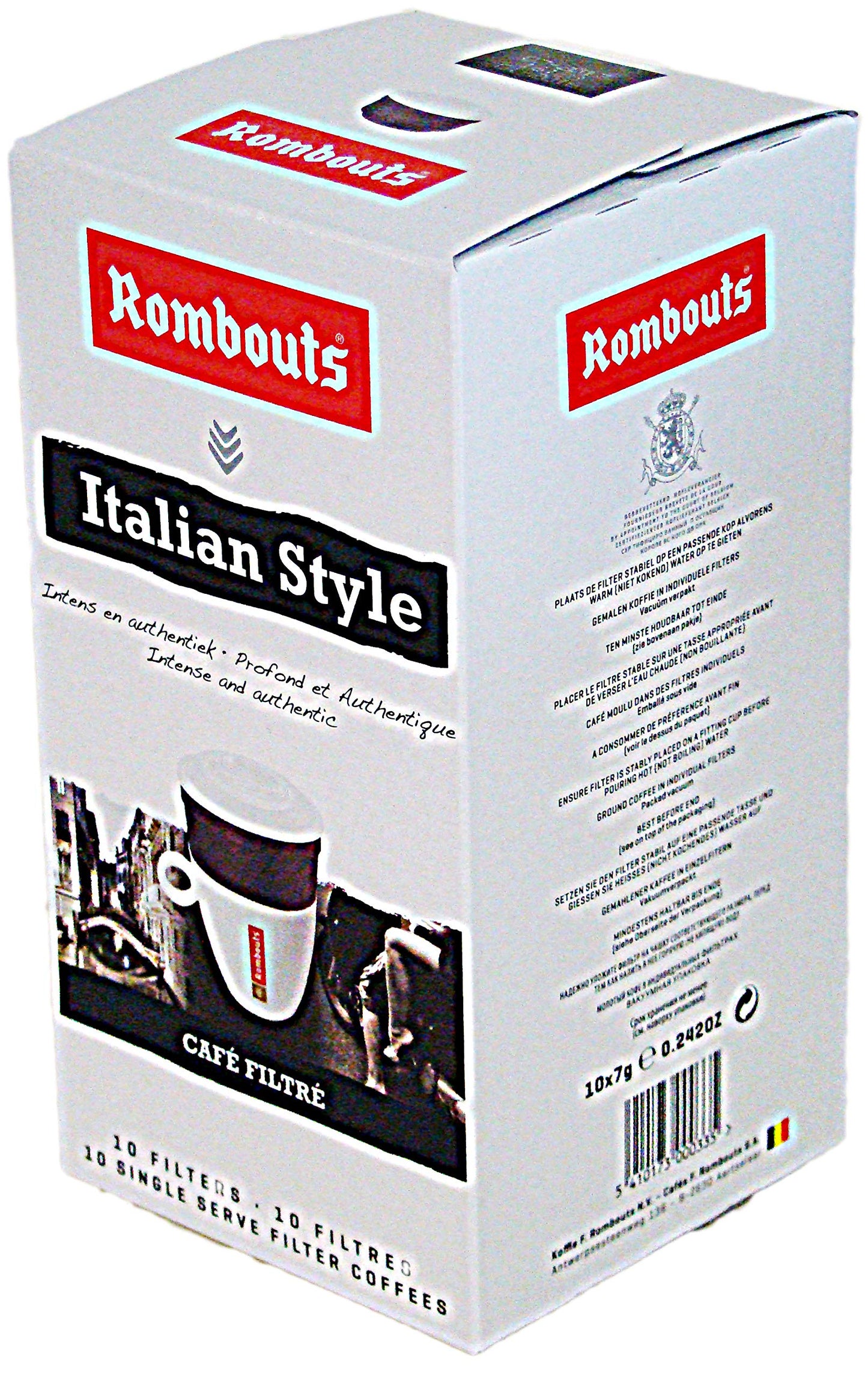 Rombouts Coffee Italian One Cup Filters 62 g