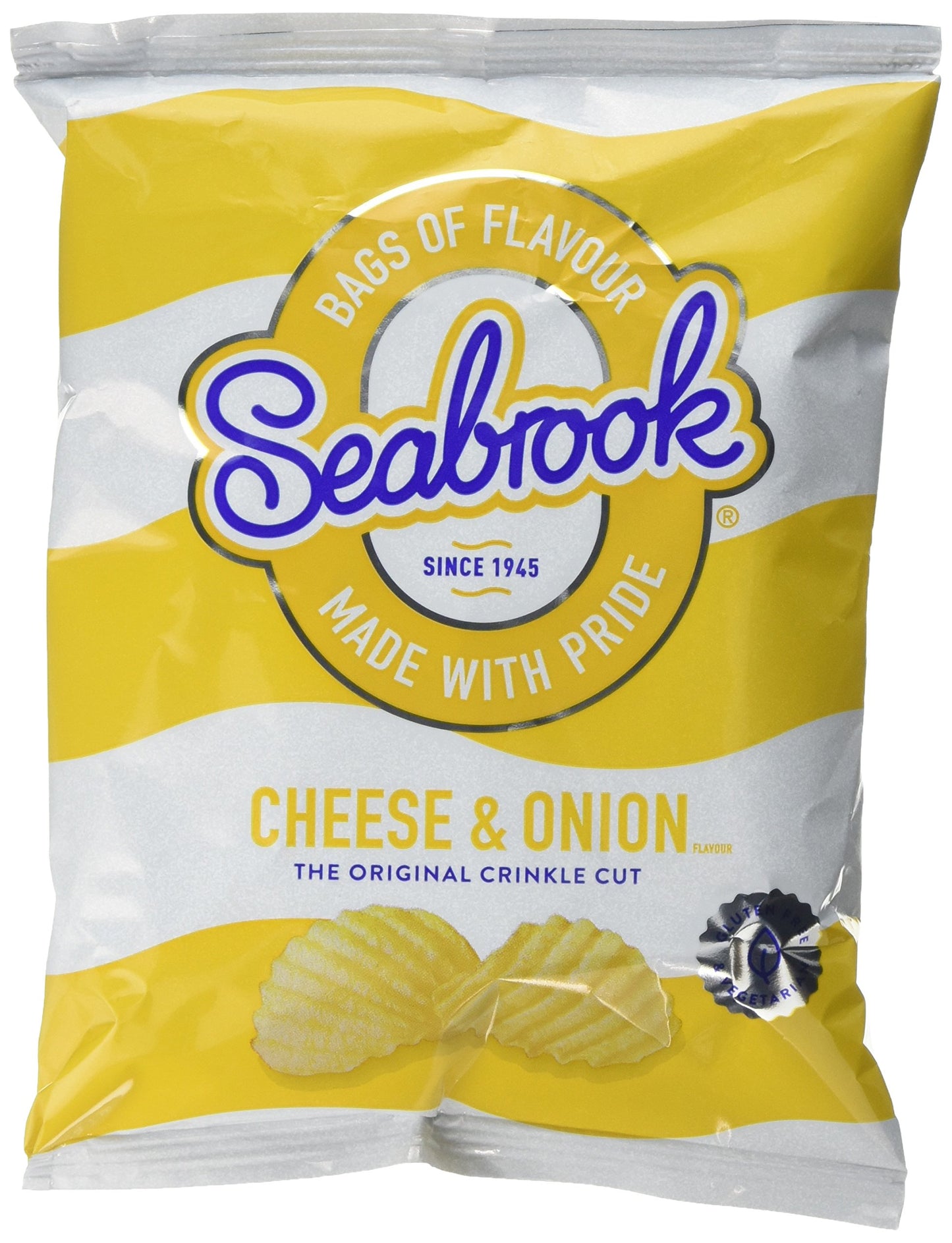 Seabrook Crisp Cheese & Onion (Box of 48)