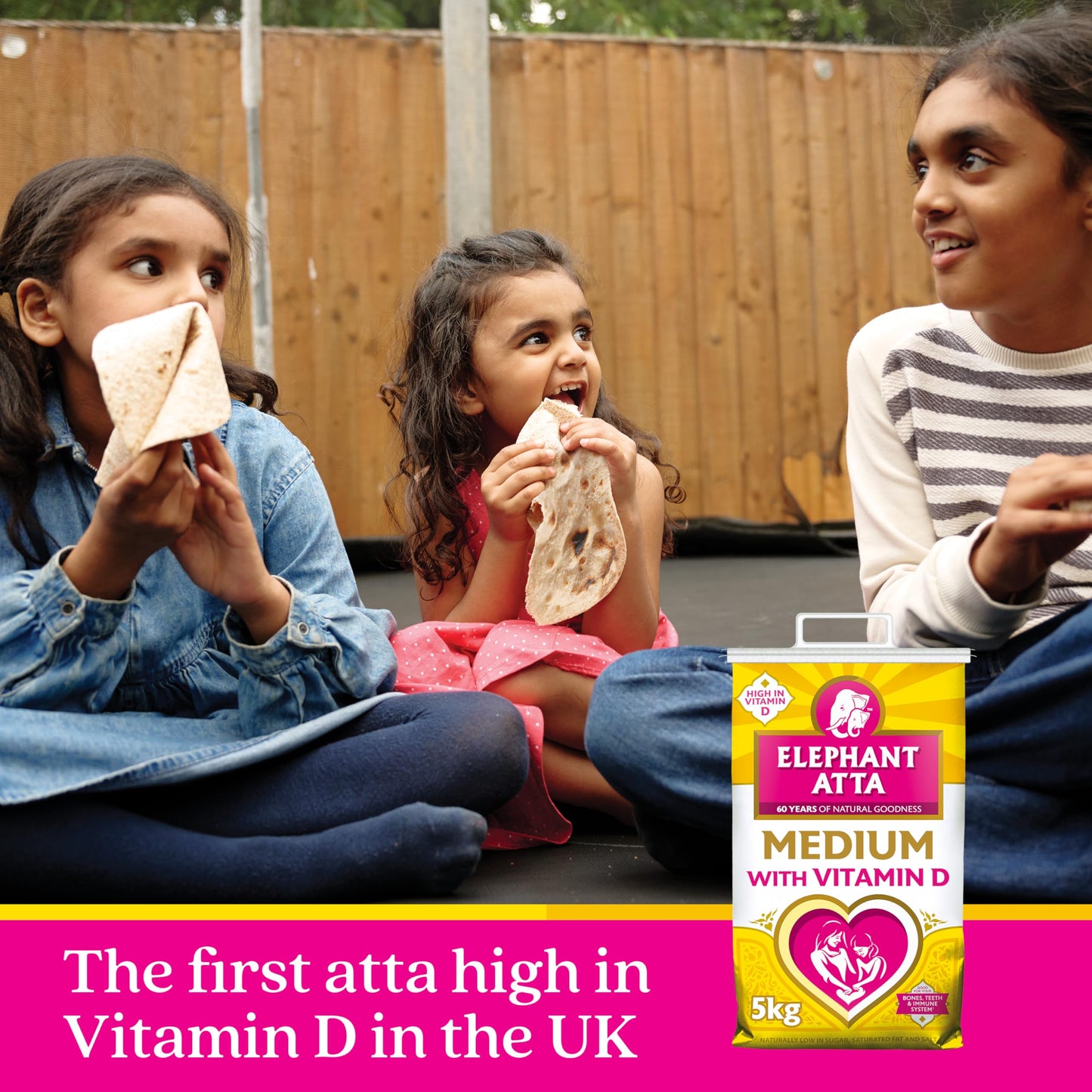 Elephant Atta Medium Atta Flour with Vitamin D | Atta | Vitamin D | Chapatti Flour |