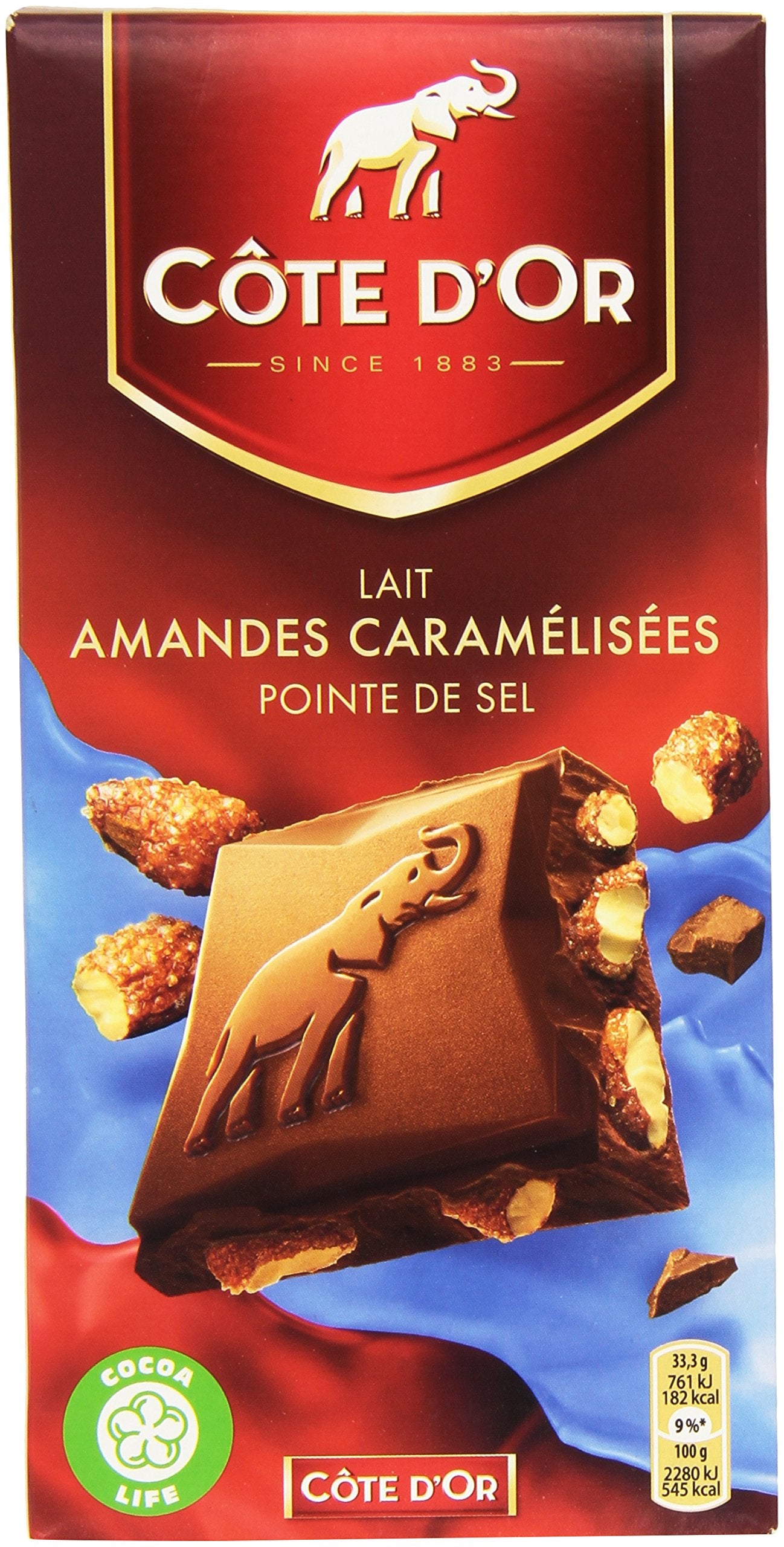 Côte d'Or Milk Chocolate & Almonds 180g