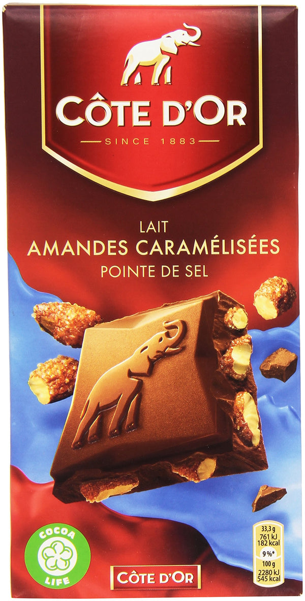 Côte d'Or Milk Chocolate & Almonds 180g