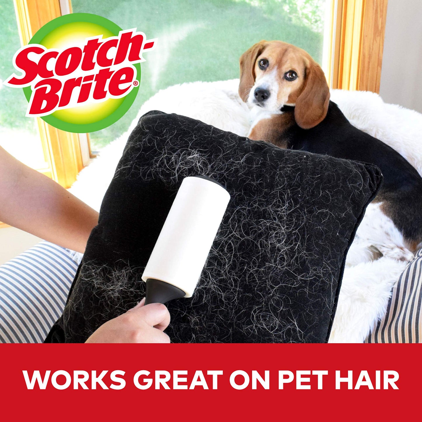 Scotch-Brite Lint Roller, 56-Sheets, by Scotch-Brite