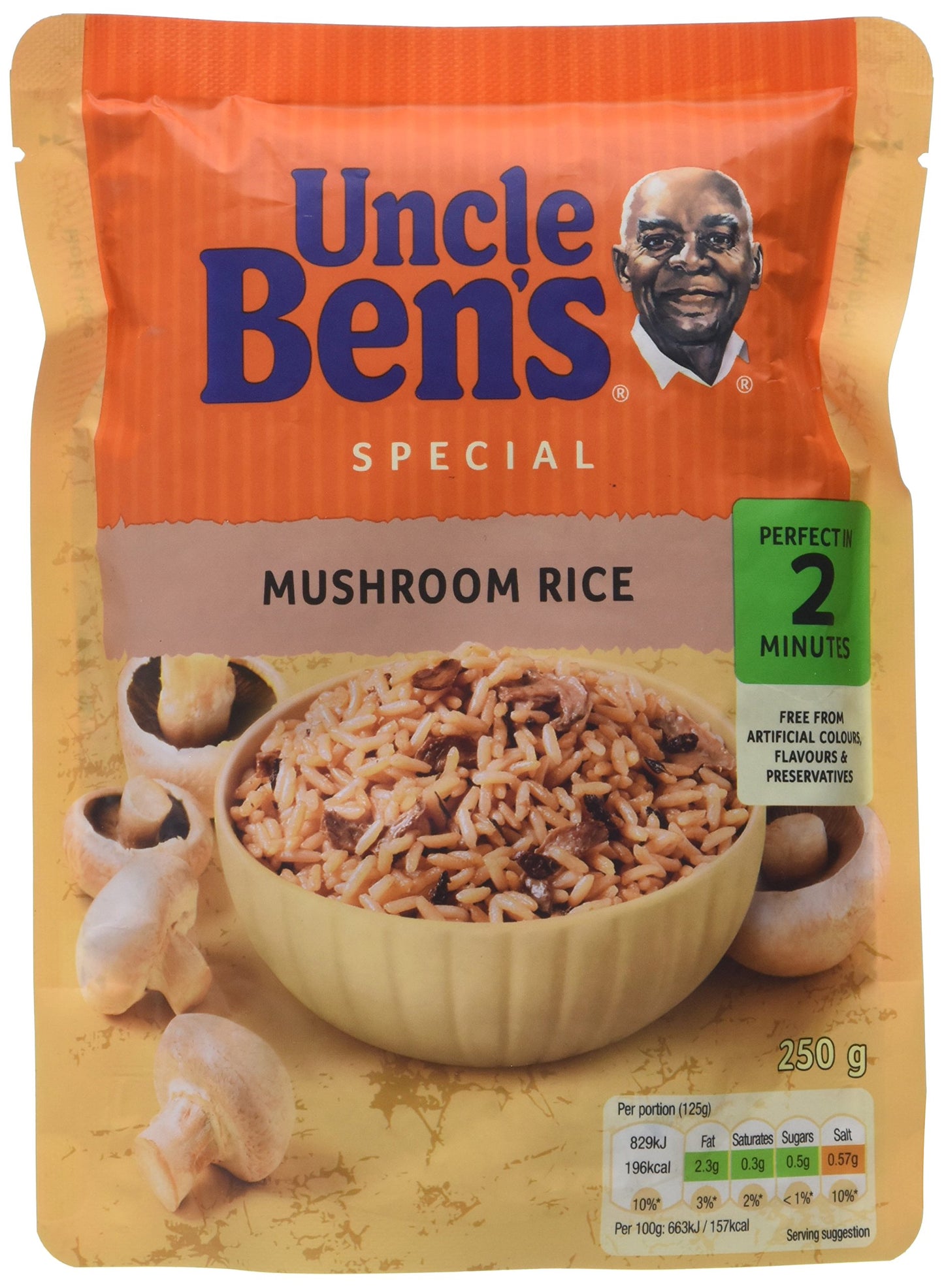 Uncle Ben's Mushroom Rice, 250g