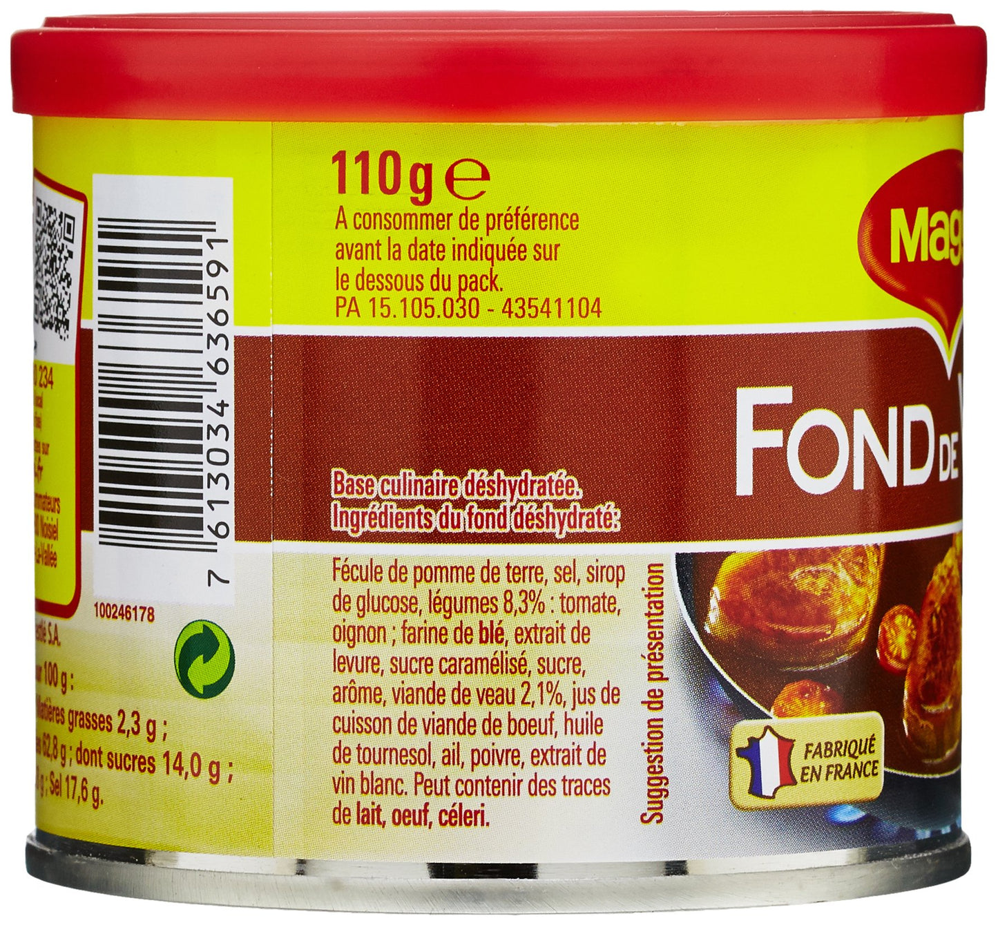 Maggi veal 110g - (Unit Price) - Sending Fast And Neat - Maggi fond de veau 110g