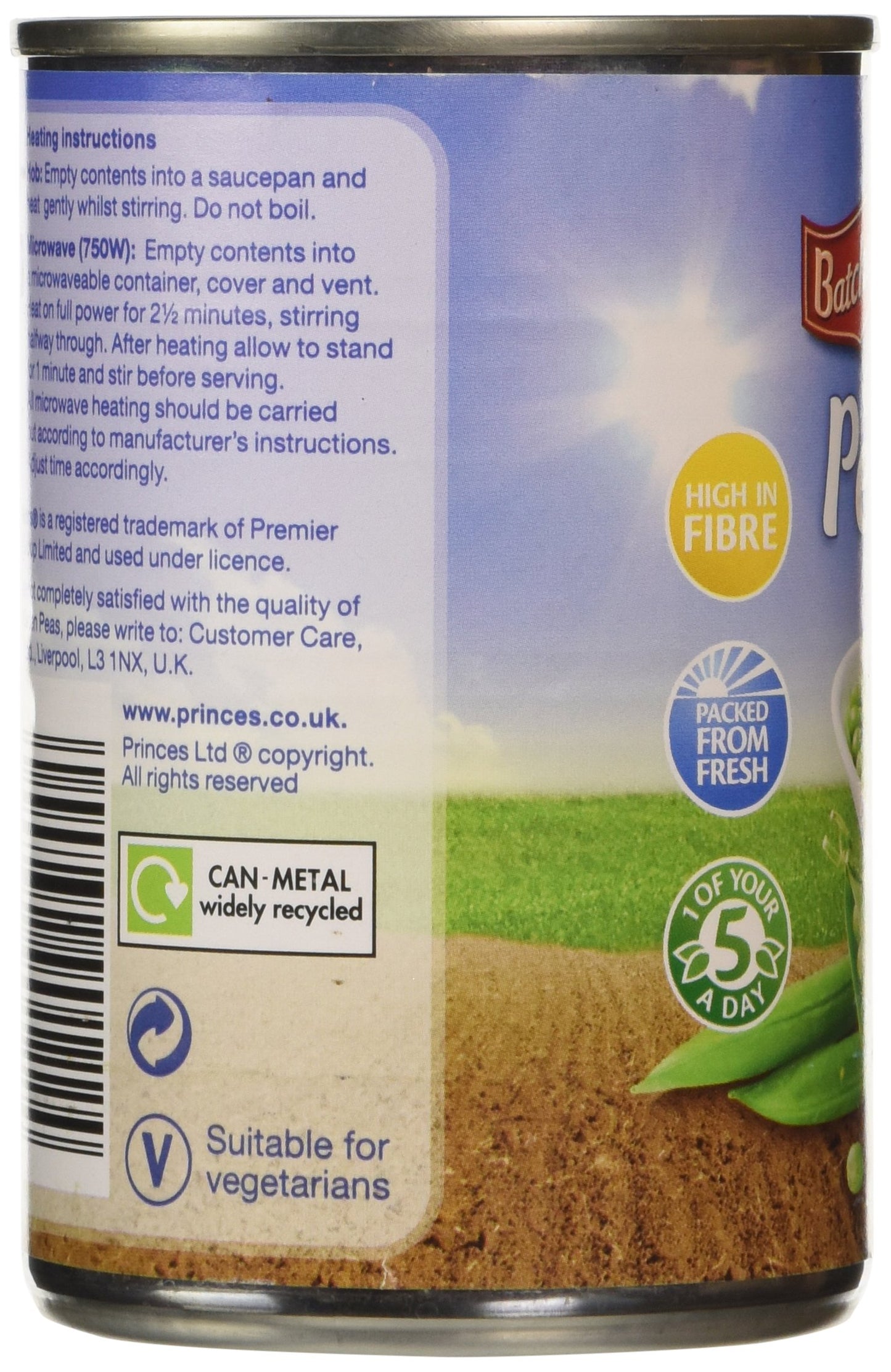 Batchelors Garden Peas in Water, 300g