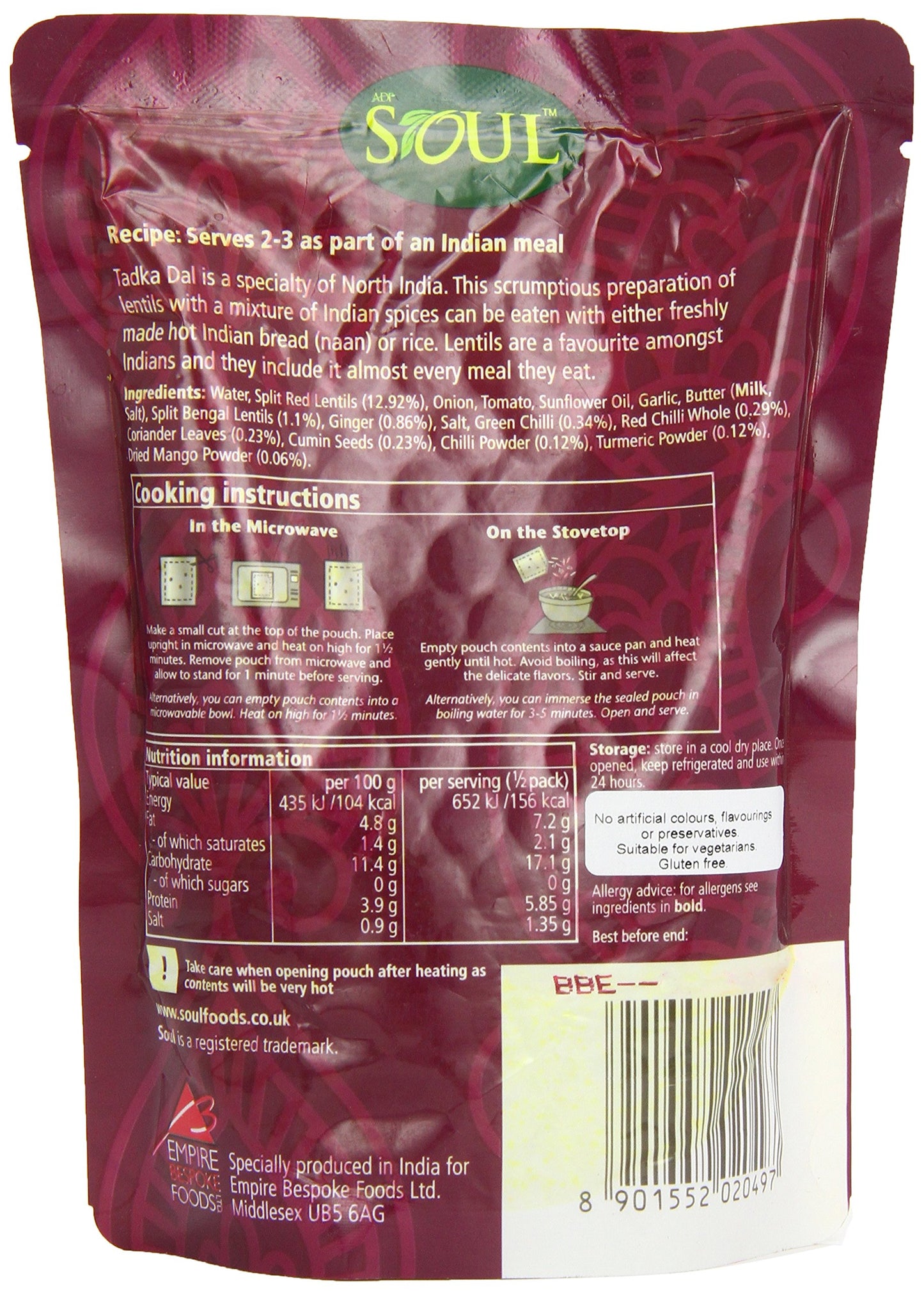 Soul Tadka Dal 300 g