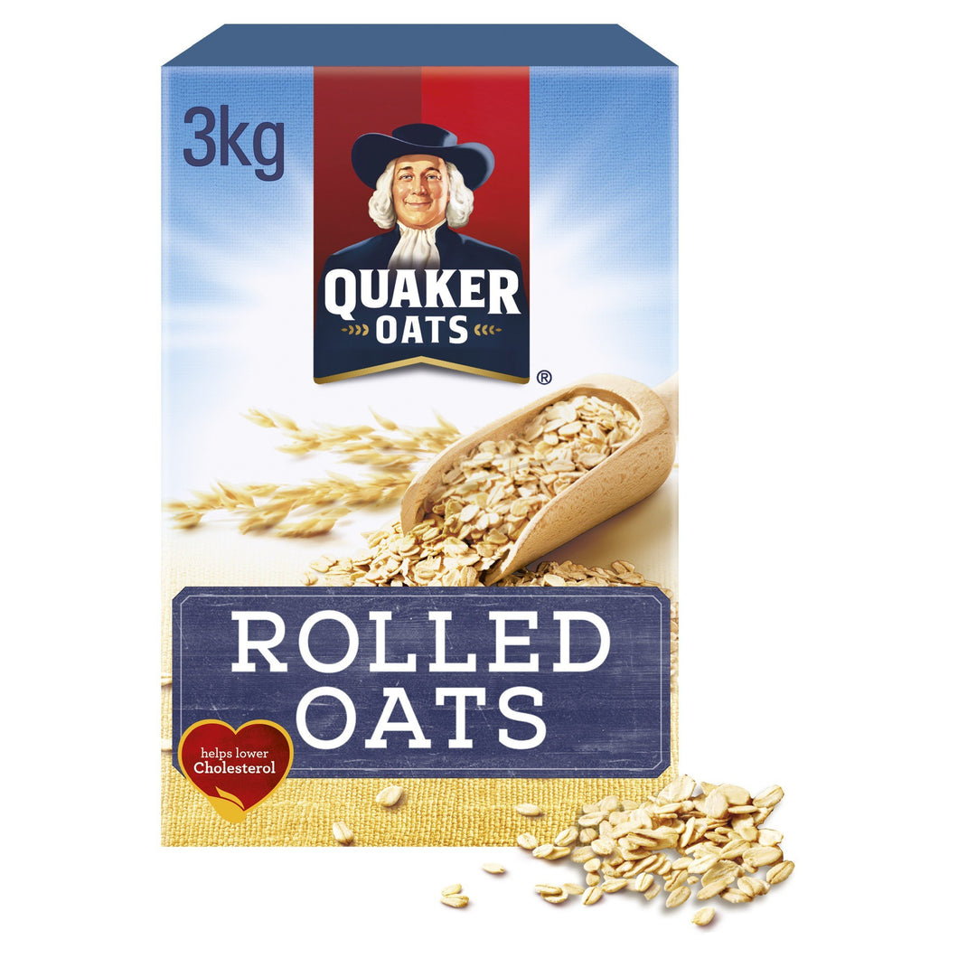 Quaker Porridge Rolled Oats, 3 kg