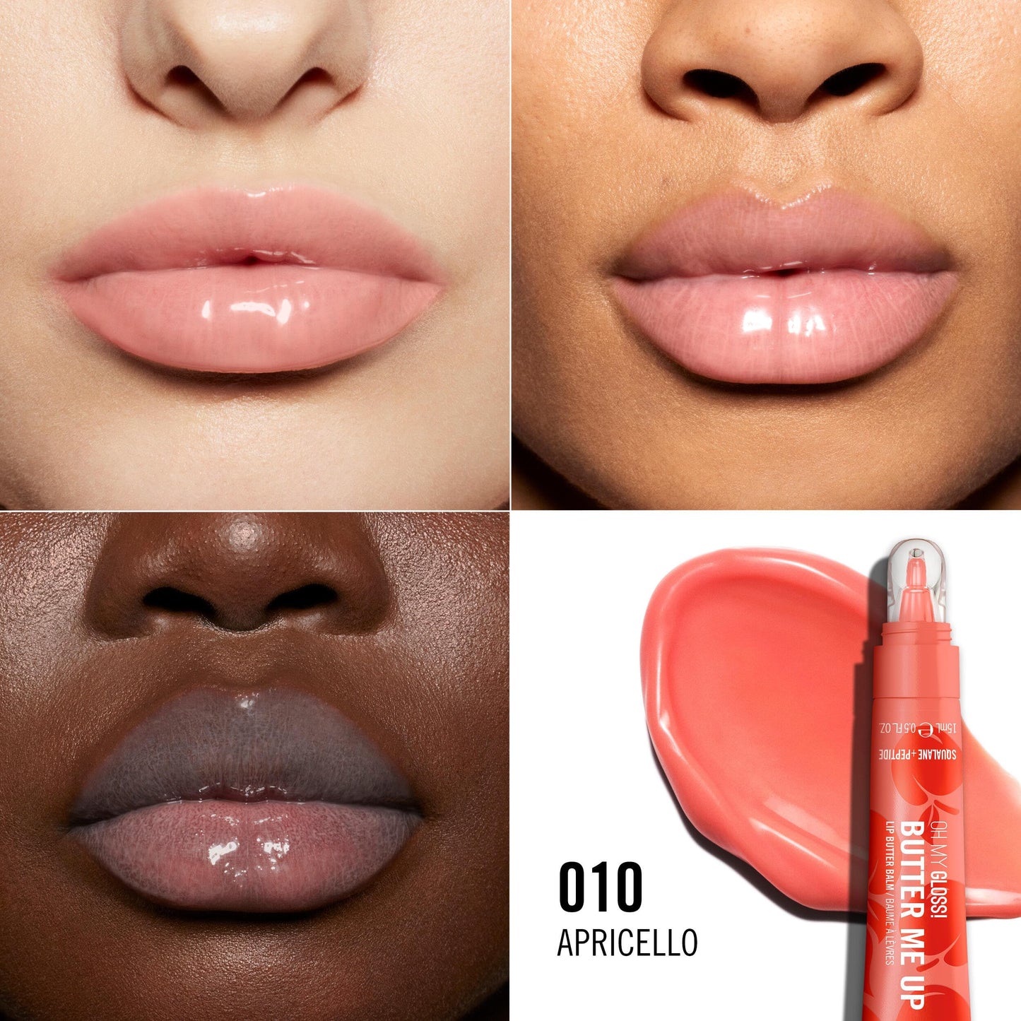 Rimmel Oh My Gloss! Butter Me Up Moisturising Lip Butter Balm Glossy Tint