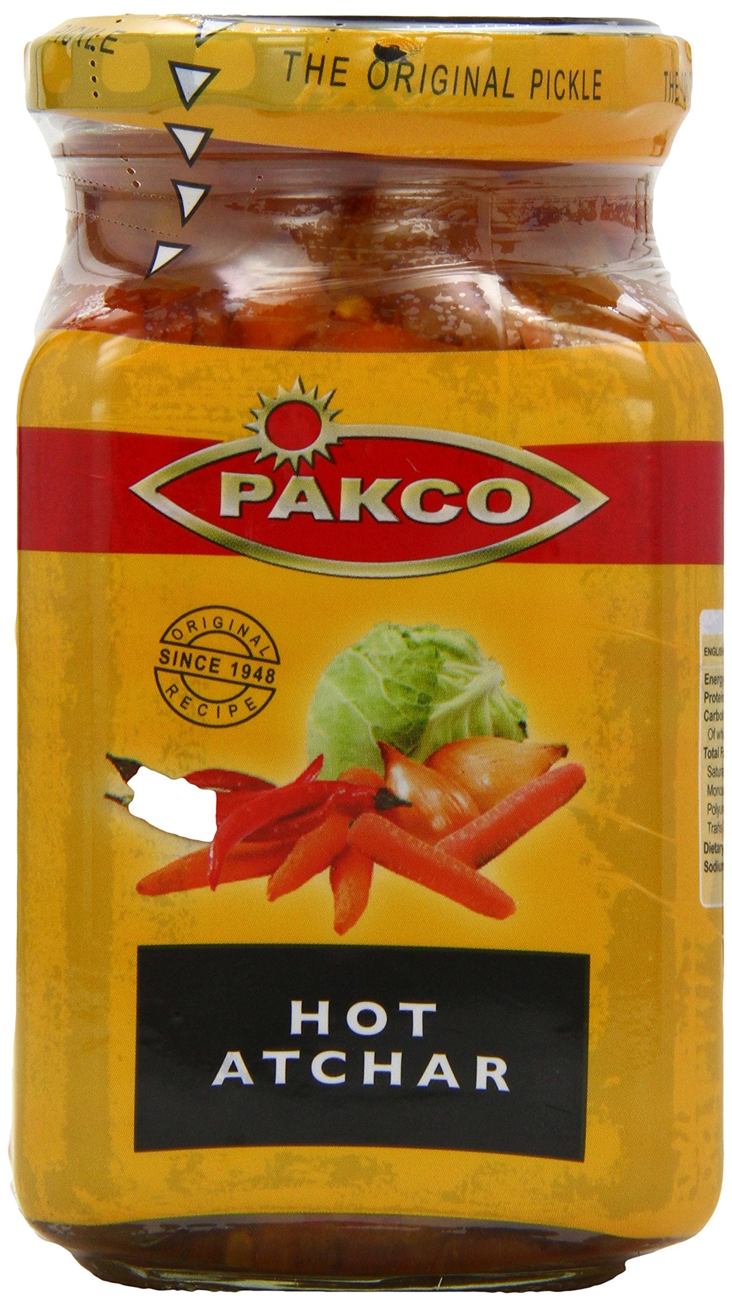 Pakco Hot Atchar 385 g (Pack of 6)
